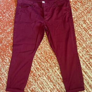 Arizona Jean Company Deep Red Pants